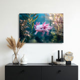 wanddecoratie axolotl muur