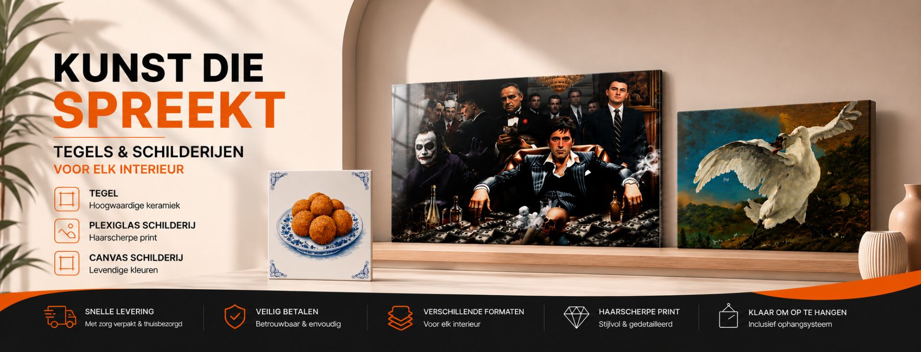 webshop indoorart banner wanddecoratie