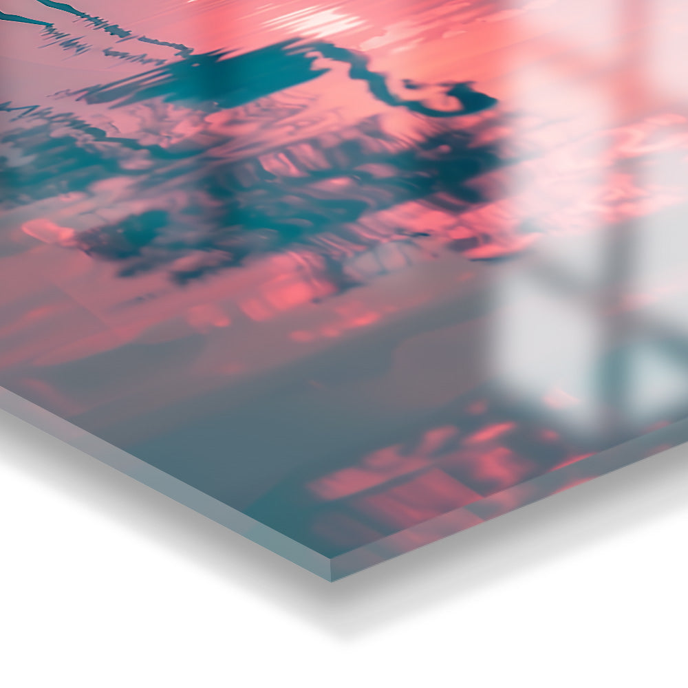 glasschilderij-flamingo-weerspiegeling-zijkant