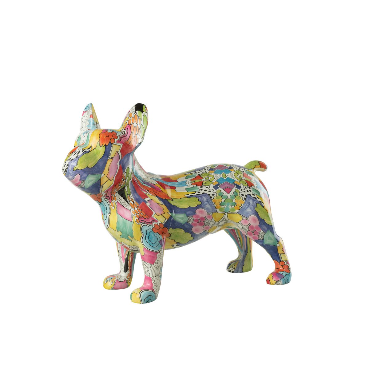 J-Line Bulldog Pop-Art Poly Groot